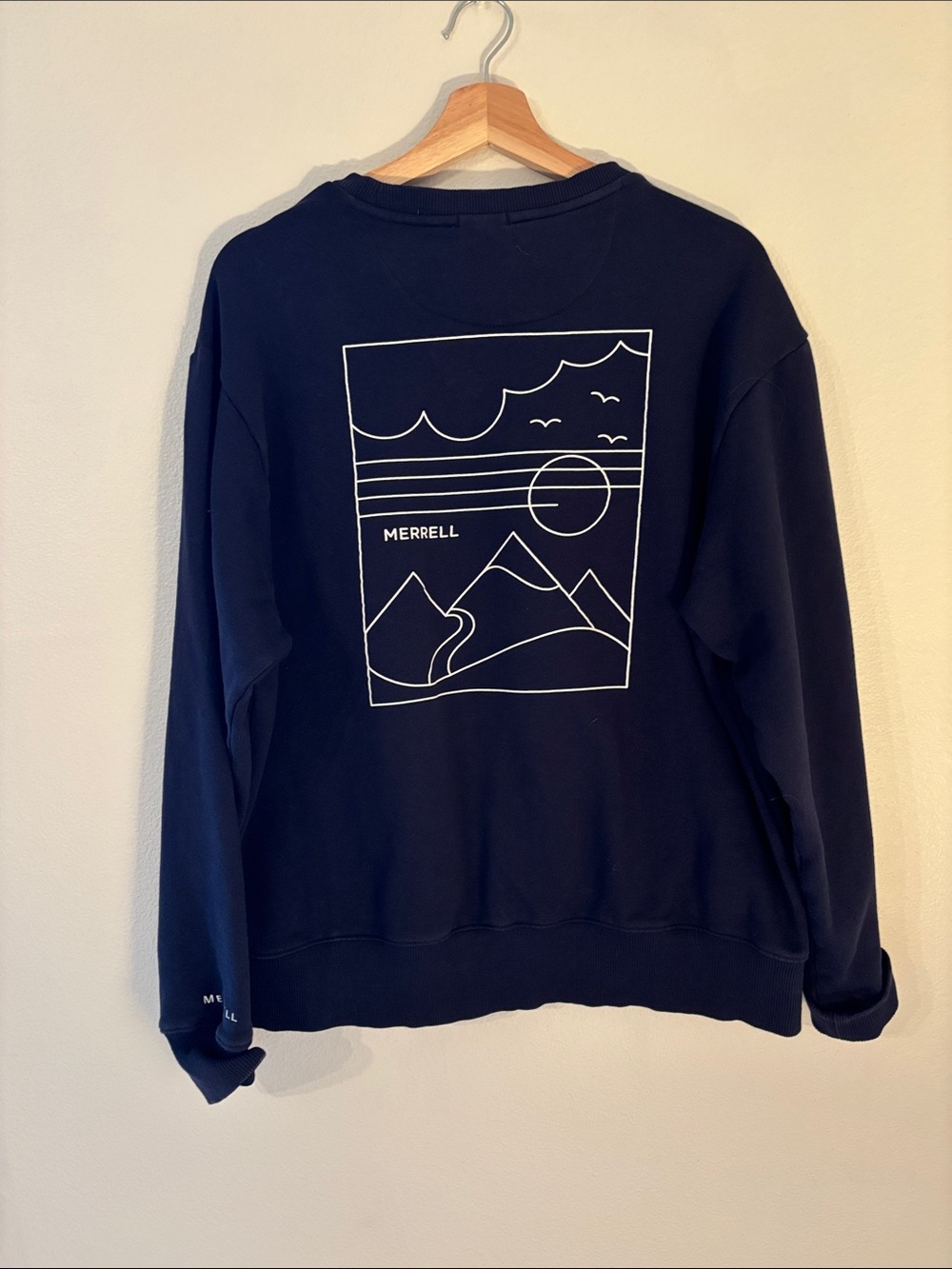 MERRELL Graphic Crew Sweatshirt Outdoors Large